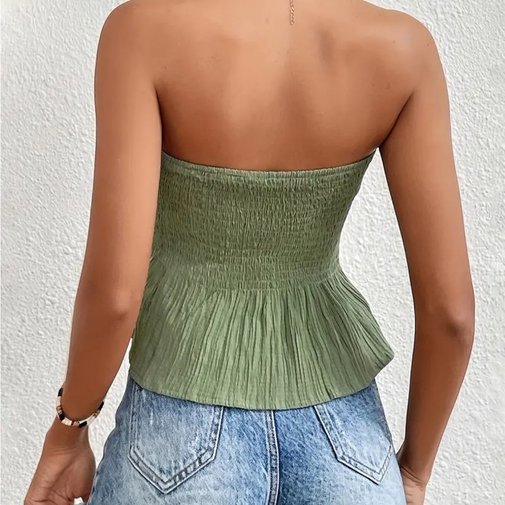 Flower-Child Tube Top - Picture 3 of 7
